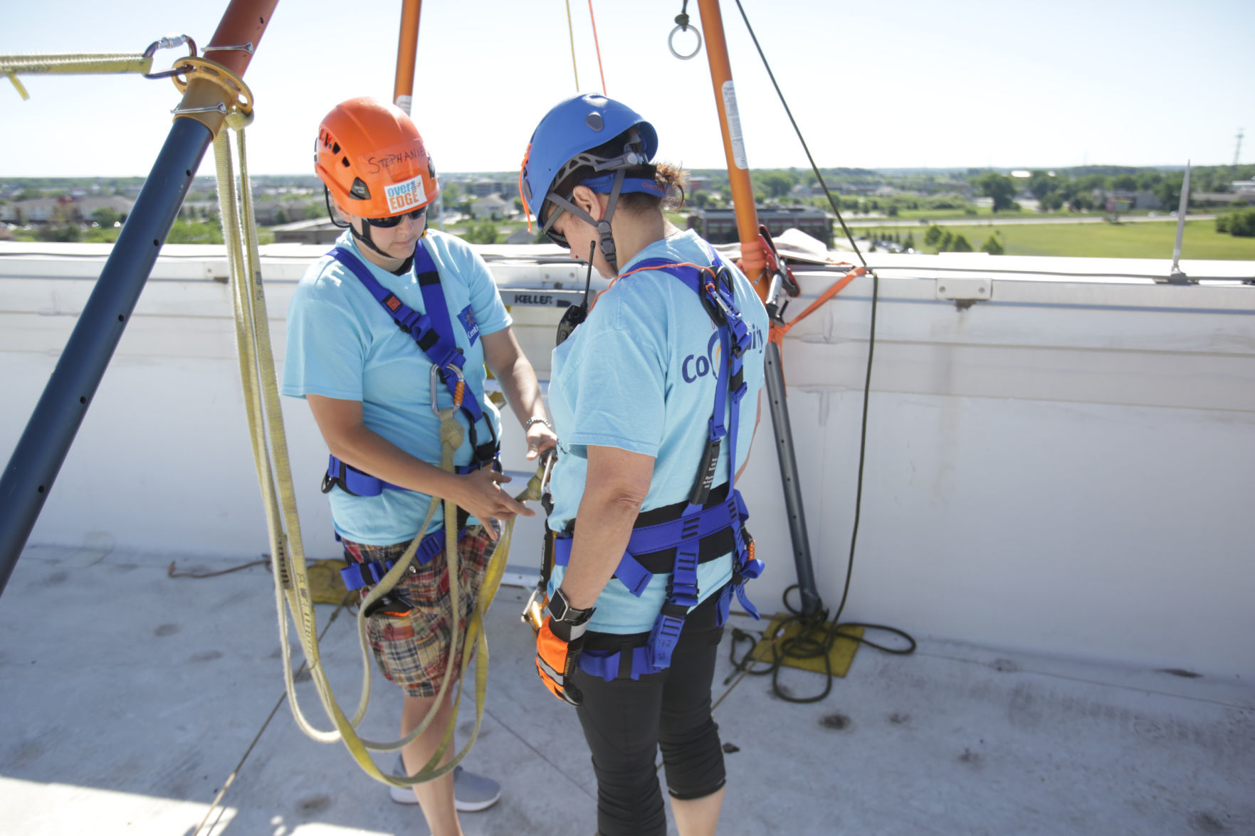 Lake Area United Way Rappelling